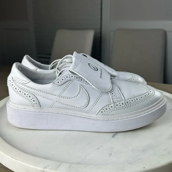 Nike x PEACEMINUSONE Kwondo1 G-Dragon Triple White DH2482-100 Men's shoes. - Picture 2 of 7
